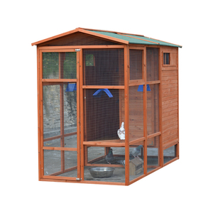 Su misura eco-friendly sostenibile facilmente pulire grande gabbia per piccioni chiusa in legno per Birdhouse <span class=keywords><strong>Free</strong></span>-flight Walk-in voliera in legno - Product Image 5