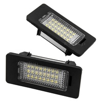 Luces LED para matrícula para Audi A1 A4 S4 B8 A5 S5 8T A6 C7 Q3 Q5 8R TT 8J VW Caddy Golf luces para matrícula de vehículo