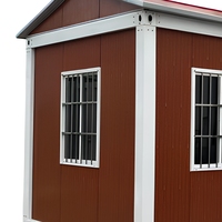 Conteneur d'hébergement d'urgence, maison préfabriquée en structure acier, cabine modulaire pour les secours en cas de catastrophe, camp de réfugiés