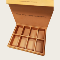Boîte d'emballage personnalisée haut de gamme en forme de livre, recyclable, avec fermeture magnétique, pour chocolats, bonbons, dattes et sucreries