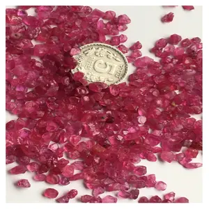 Facet Chất Lượng Lớp Tự Nhiên Ruby Burmese Nguồn Gốc Màu Đỏ Nhiệt Xử Lý Thô Ruby Đá Quý