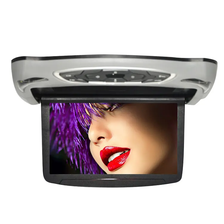 IC-137A HD TV 13.3 Inch Flip Down Roof Mount Overhead Car Monitor1920*1080, Car RoofMount with Android 12 8.1 System