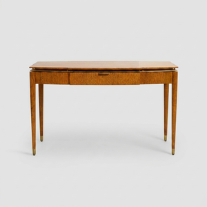 Modern <b>Solid</b> <b>Wood</b> Minimalist Writing <b>Desk</b> with Drawers for Commercial Office Use - Product Image 1