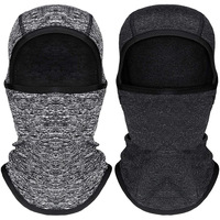 Masque de ski coupe-vent en polyester pour enfants, cache-cou chaud en polaire pour l'hiver, doublure de casque de cyclisme