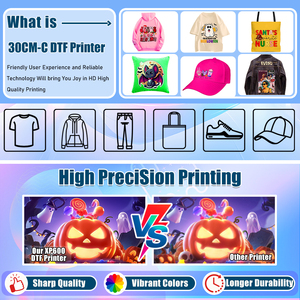 Nueva Impresora DTF Offset XP600 con Cabezal de Impresión 30, Tecnología de Transferencia para Ropa, Película PET A3 - Product Image 5
