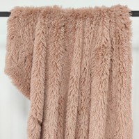 Fausse fourrure 100 % polyester à poils longs, super douce et moelleuse, pour jouets en peluche, coussins, couvertures et textiles de maison