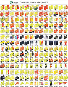 XZL Custom Printed LOGO Reflective Safety Vest With Pocket Security Work Clothing High Visibility Durable For Construction - Product Image 2