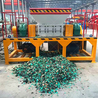 Lames de broyeur à double arbre, lames robustes en acier 40Cr, 22KW, haute efficacité pour le broyage du plastique, du caoutchouc et du métal