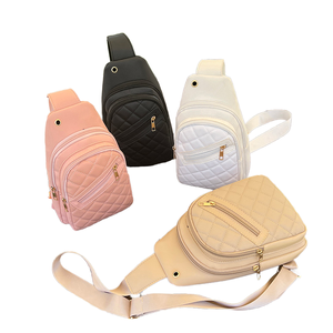 Femmes Hommes Vintage Zipper Chest Bag Mini Designer Handbag Sangle réglable Compact Fashion Travel Organizer - Product Image 1
