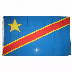 Grand drapeau <span class=keywords><strong>100</strong></span>% polyester volant en plein air bon marché, drapeau national, drapeau de pays de la République démocratique du <span class=keywords><strong>Congo</strong></span> - Product Image 3