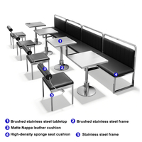 Ensemble de canapés et tables de restaurant SEM Factory pour la restauration, idéal pour les cafés et les salons, mobilier commercial