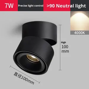 Foco <span class=keywords><strong>LED</strong></span> Plegable Giratorio de Ángulo Ajustable de 8 Grados, Temperatura de Color Universal, Antideslumbrante, Sin Perforación para - Product Image 6