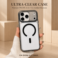 Coque magnétique puissante N52 en gros pour iPhone 17 16 15 14 13 12, Housse hybride transparente en TPU et PC avec chargement sans fil