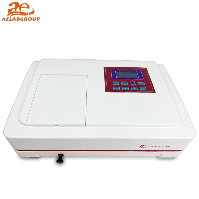 AELAB ISO CE Laboratory Single Beam UV VIS Deuterium & Halogen Lamp Spectrophotometer Spectrometer Price