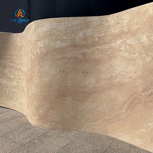 Panneau de revêtement mural en pierre artificielle, matériau de revêtement souple, travertin, carreaux de revêtement en céramique souple de haute qualité - Product Image 2