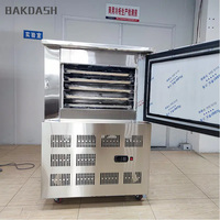 Convoyeur industriel à refroidissement par air Machine de congélation rapide verticale en acier inoxydable Mini Blast Chiller Congélateur