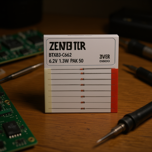 ซีเนอร์ไดโอด BZX82-C6V2 6.2V 1.3W แพ็ค 50 ชิ้น - Product Image 3