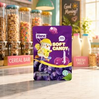 Bolsa de Embalaje Personalizada al por Mayor con Logotipo, Impresa Digitalmente, de Grado Alimenticio, para Gomitas, Chocolate y Barras de Caramelo