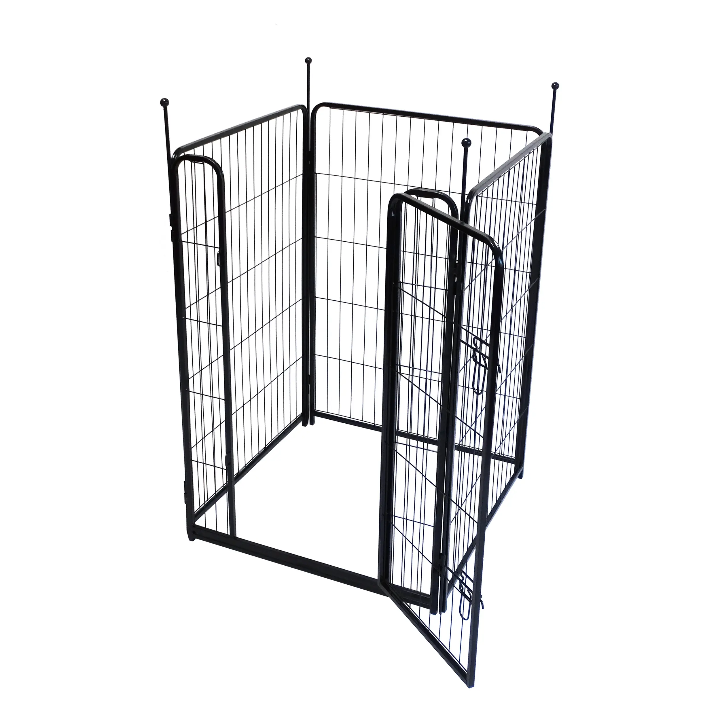 Heavy duty foldable metal pet game fence, indoor and outdoor large and medium-sized pet fence