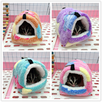 Nouveau Nid Suspendu Chaud pour Hamster, Tente Jouet pour Animaux de Compagnie, Hamac en Peluche pour Petits Animaux pour Cage