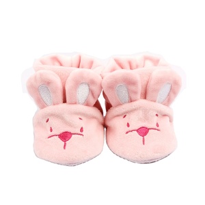 Personnalisé Animal Lapin En Peluche Toddler Bottes Chaudes Longues Oreilles Lapin Rose Chaussures Nouveau-Né Doux En Peluche Lapin Bébé Chaussures - Product Image 1