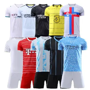 Abbigliamento da calcio all'ingrosso moda per bambini 24/25 abbigliamento da calcio uniforme con il nome della squadra di stampa Thailand quality
