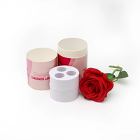 Tubo Cilíndrico de Papel Kraft Rígido para Envasado de Regalos de Cosméticos y Perfumes, Logotipo Personalizado en Relieve, Suministro al por Mayor OEM