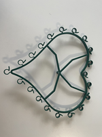 Meilleur support en plastique en forme de cœur pour les arrangements floraux - Porte-mousse florale réutilisable grand format - Idéal pour les fleuristes et les présentations de mariage