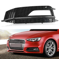 Grille de phare antibrouillard en ABS de haute qualité, style nid d'abeille, pour Audi A4/S4 B8.5 RS4, 2013-2016, installation facile, nouveau