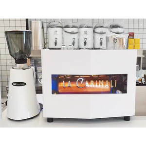 เครื่องชงกาแฟเอสเพรสโซ่แบบกึ่งอัตโนมัติ คาริมาลี รุ่นหัวชงคู่ ขนาด 700x500x480 มม. ทำจากสแตนเลส ใช้ไฟฟ้า กำลังไฟ 2800 วัตต์ - Product Image 3