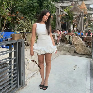 <span class=keywords><strong>Vestidos</strong></span> <span class=keywords><strong>Cortos</strong></span> Blancos con Volantes para Mujer Tendencia 2024 Verano <span class=keywords><strong>De</strong></span> Una Pieza Nuevo Y2k Elegante <span class=keywords><strong>Fiesta</strong></span> Juvenil Vintage Chic Entallado - Product Image 4