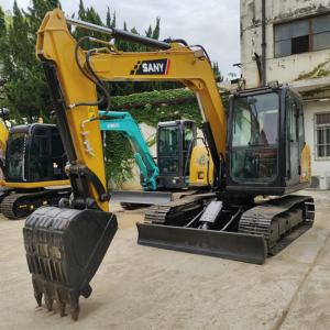 Mini-excavatrice Sany SY75C d'occasion d'origine chinoise, moteur Isuzu, machines de construction et d'agriculture, super performances, bien entretenue - Product Image 2