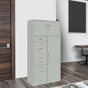 ตู้เอกสารเหล็กเคลือบผงสีขาวเป็นมิตรต่อสิ่งแวดล้อมสไตล์หรูหราทันสมัยเฟอร์นิเจอร์สำนักงานสำหรับบ้านและโรงพยาบาล - Product Image 2
