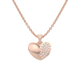 Collier de luxe plaqué or rose avec diamants, symbole de l'éternité, pour femme, idéal pour fiançailles, mariage, fête, anniversaire, cadeau de mariée tendance - Product Image 1