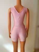 Fond de teint maquillage fleur tridimensionnelle diamant perle gaze serré Sexy une pièce Shorts fête Club Bar Performance vêtements