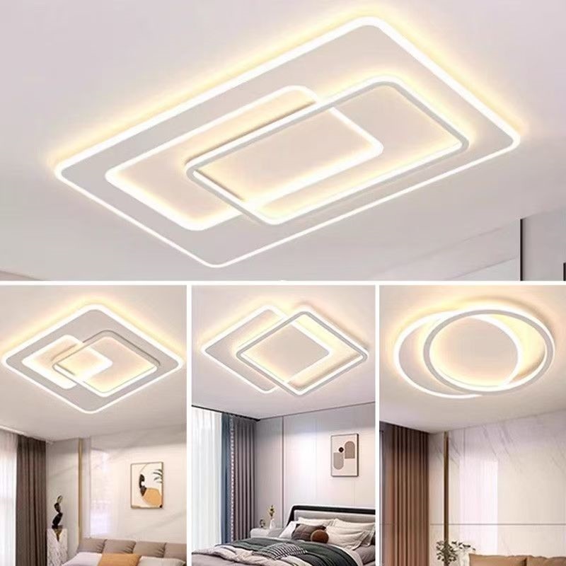 Modern Simple Full Spectrum LED Ceiling Lamp Factory Supplied AC Power Source Eye Protection IP65 Acrylic Cover for Living Room