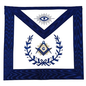 Top vente maçonnique maîtres maçon Machine broderie francs-maçons tablier à la main maçonnique Regalia tablier - Product Image 1