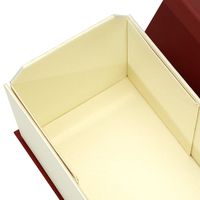 Boîte cadeau pliable pour vin rouge Boîte en papier écologique à rabat personnalisée Boîte d'emballage de boisson personnalisée