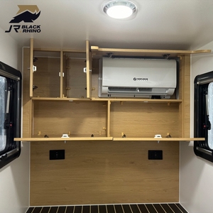Mini remolque todoterreno mini <span class=keywords><strong>caravana</strong></span> rinoceronte negro quinta rueda <span class=keywords><strong>4x4</strong></span> estilo europeo fibra de vidrio camping mejores caravanas pequeñas Australia - Product Image 4