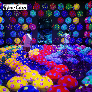 Aire de jeux intérieure, projection holographique 3D sur le sol, jeu de réalité augmentée, sphère de saut immersive, système de divertissement interactif pour enfants - Product Image 2