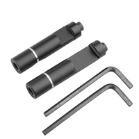 Niveau à bulle tactique en alliage noir personnalisé en usine, 25,4 mm 30 mm, pour optique de tir et de chasse, avec indicateur de niveau et kit de clés hexagonales