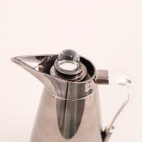 Carafe isotherme de luxe rose 1000 ml avec logo personnalisé, pot à café arabe, flasque sous vide