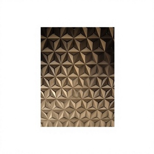 Panneau mural en aluminium alvéolaire contemporain, revêtement poudré, anti-corrosion, garantie 5 ans pour revêtement extérieur de centre commercial - Product Image 1