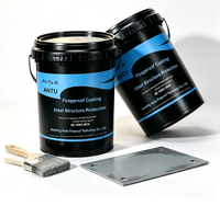 Revêtement ignifuge intumescent pour la protection des structures en acier, peinture résistante au feu pour les composants en acier des bâtiments intérieurs
