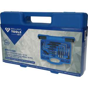 BRILLIANT TOOLS - BT511150 Jeu d'outils de retrait d'airbag (12 pièces) -CORPS EAN 4042146778753 ET TÔLES MÉTALLIQUES - Product Image 4
