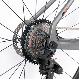Bicicleta de Estrada em Fibra de Carbono TWITTER Gravel V1 RS-12s, Tamanhos 45cm, 48cm, 51cm, 54cm, Com Freio a Disco para Adultos - Product Image 5