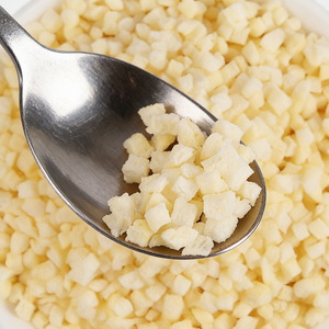 Dés de pommes lyophilisées en vrac, collation de fruits secs - Product Image 3