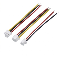 Kabel Harness Konektor SM2.54mm Kustom Pabrik 2-6Pin Terminal Pre-crimped Kabel Jantan Betina Sepasang untuk Peralatan Elektronik
