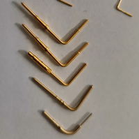 Connecteurs et bornes plaquées or en acier inoxydable et cuivre usinés CNC de précision OEM ODM pour l'aérospatiale et les véhicules électriques (EV)