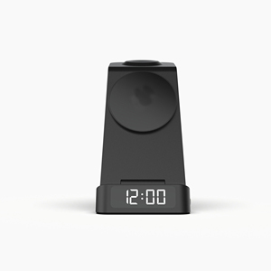 <span class=keywords><strong>Cargador</strong></span> Inalámbrico Plegable 3 en 1 de 15W con Pantalla de Reloj para <span class=keywords><strong>iPhone</strong></span>, <span class=keywords><strong>Apple</strong></span> <span class=keywords><strong>Watch</strong></span> <span class=keywords><strong>y</strong></span> <span class=keywords><strong>AirPods</strong></span> - Product Image 2